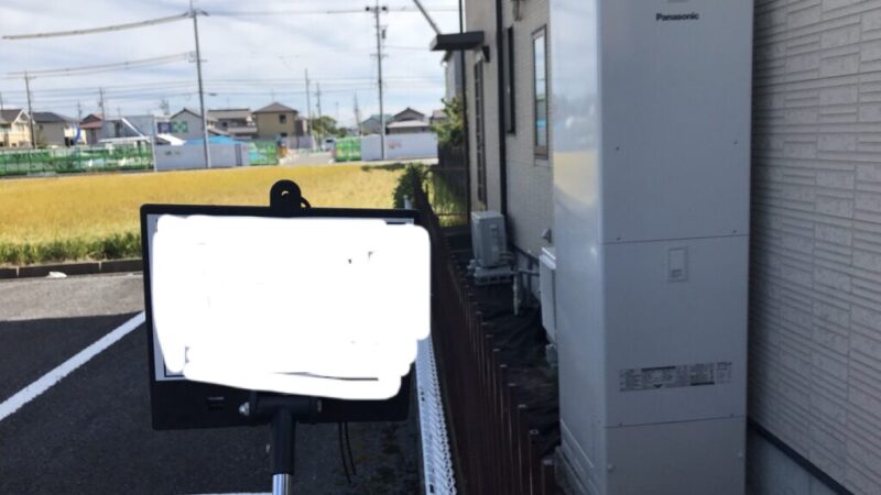 本日もエコキュート工事