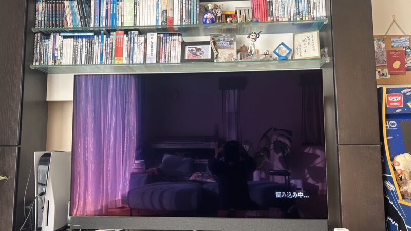 有機ELテレビ納品